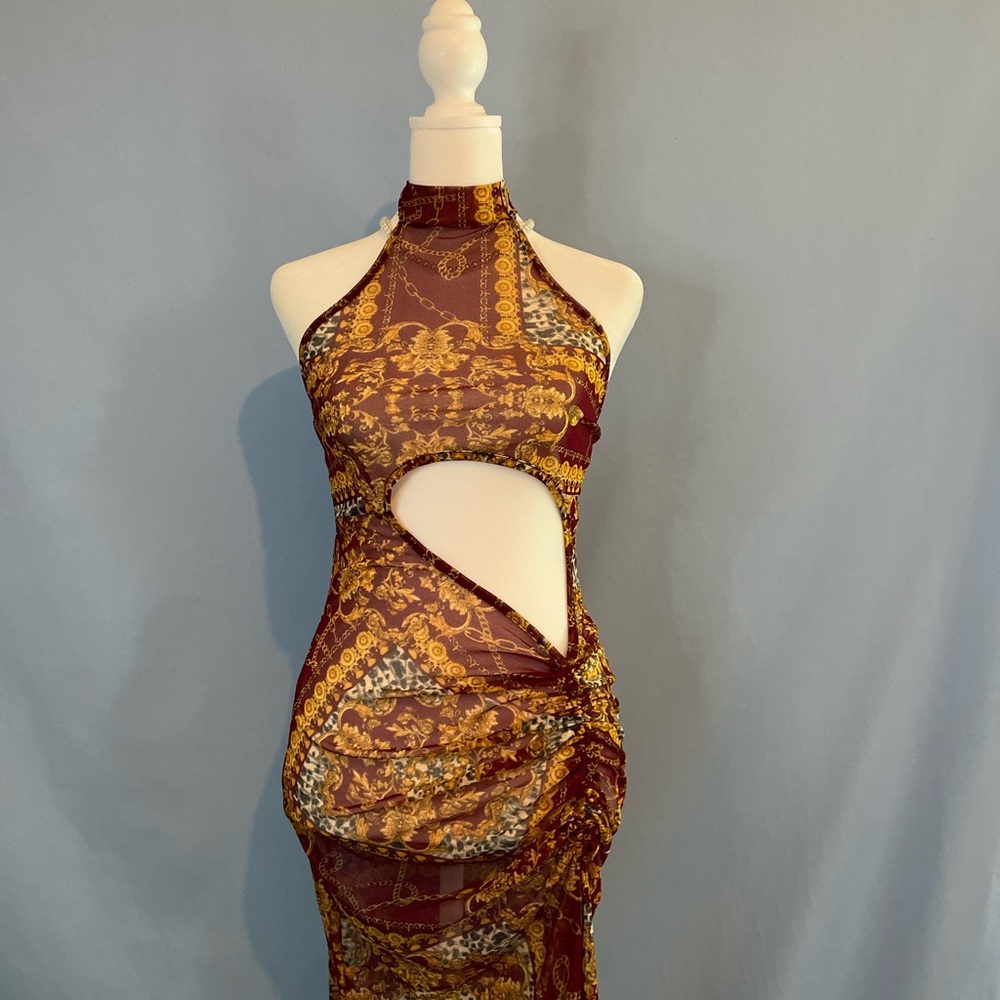 mesh baddieville dress